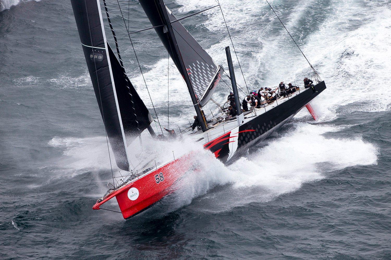 COMANCHE CLAIMS ROLEX SYDNEY HOBART LINE HONORS