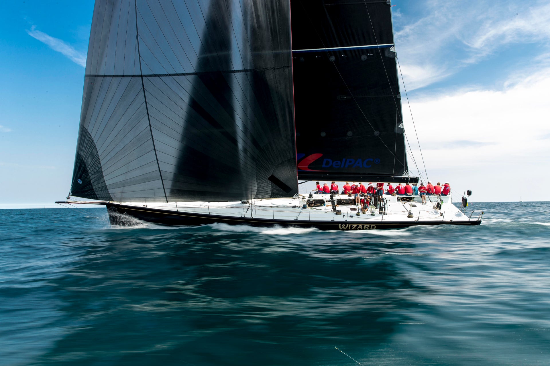 FLEET CHARGES LAKE MICHIGAN IN 109TH EDITION OF RACE TO MACKINAC ISLAND
