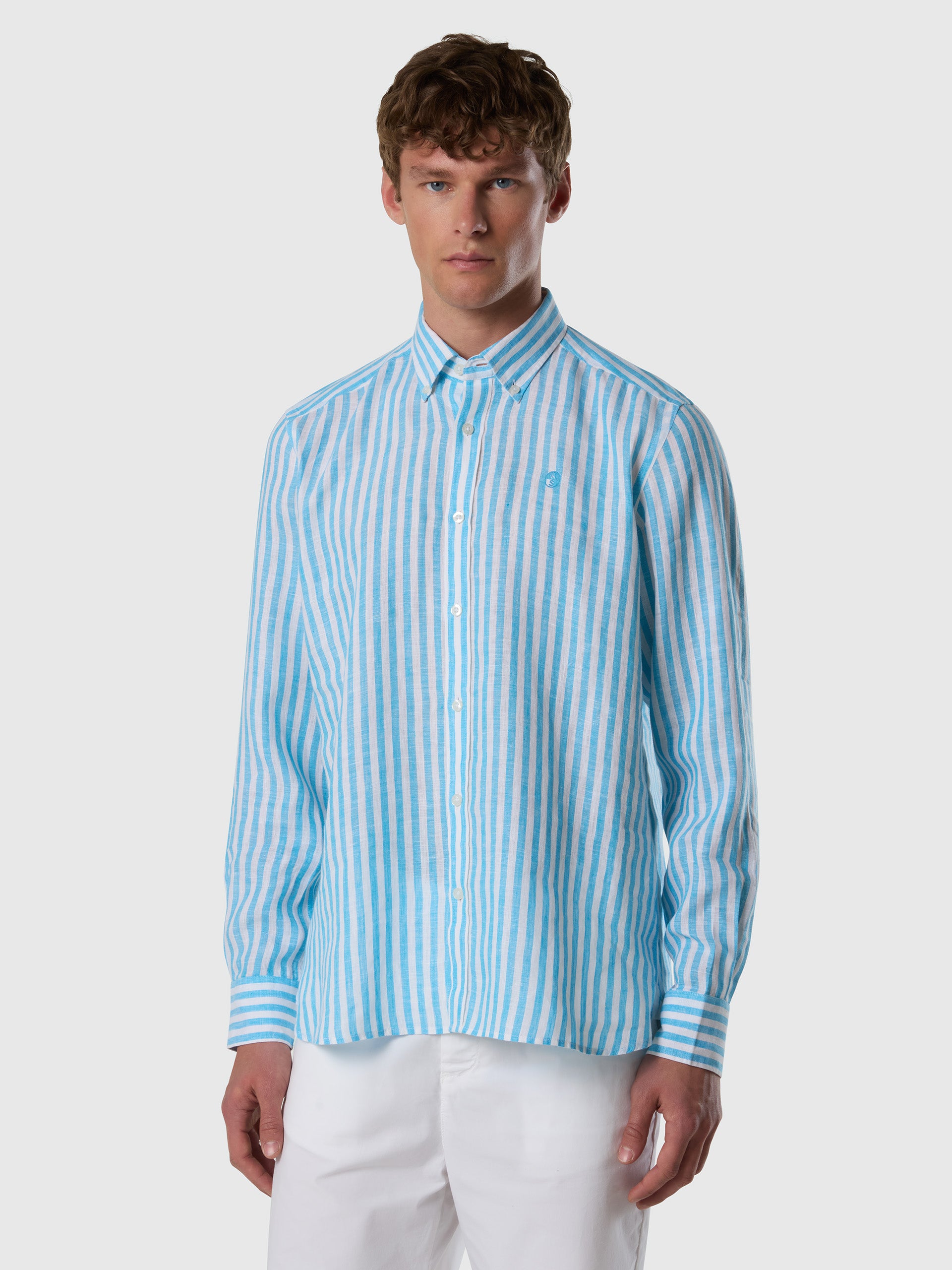 Chemise De Pêche WindRider HELIOS Manches Longues – Bleue – Taille S – Homme
