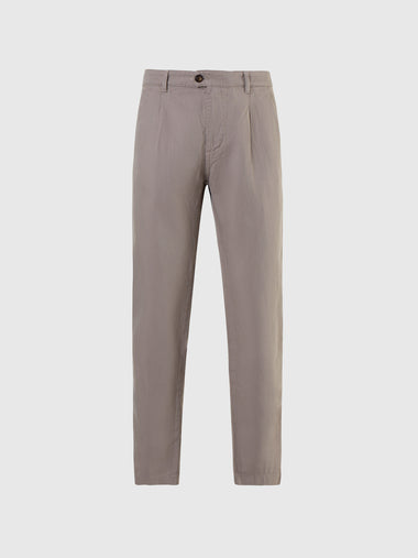 hover | Concrete grey | mischief-regular-fit-pleated-chinos-long-trousers-673077