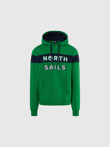 hover | Green bee | hooded-sweatshirt-twill-branding-691250