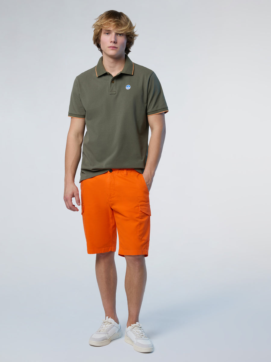 polo-short-sleeve-collar-wstriped-in-contrast-692452