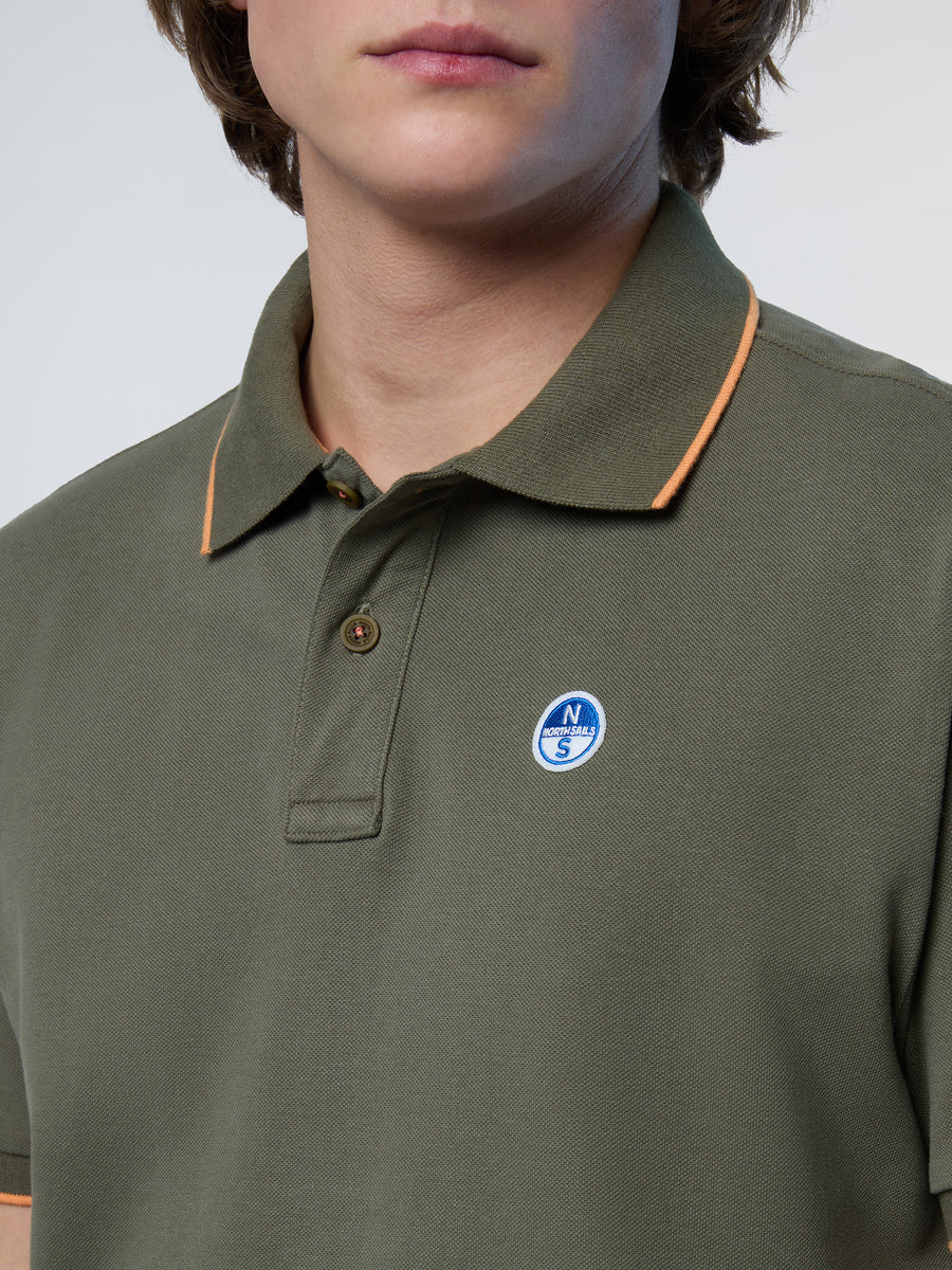 polo-short-sleeve-collar-wstriped-in-contrast-692452