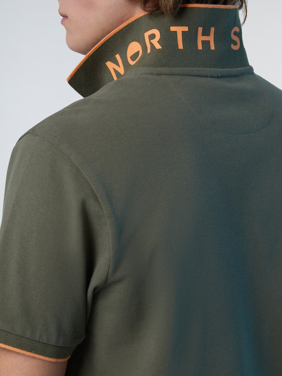 polo-short-sleeve-collar-wstriped-in-contrast-692452