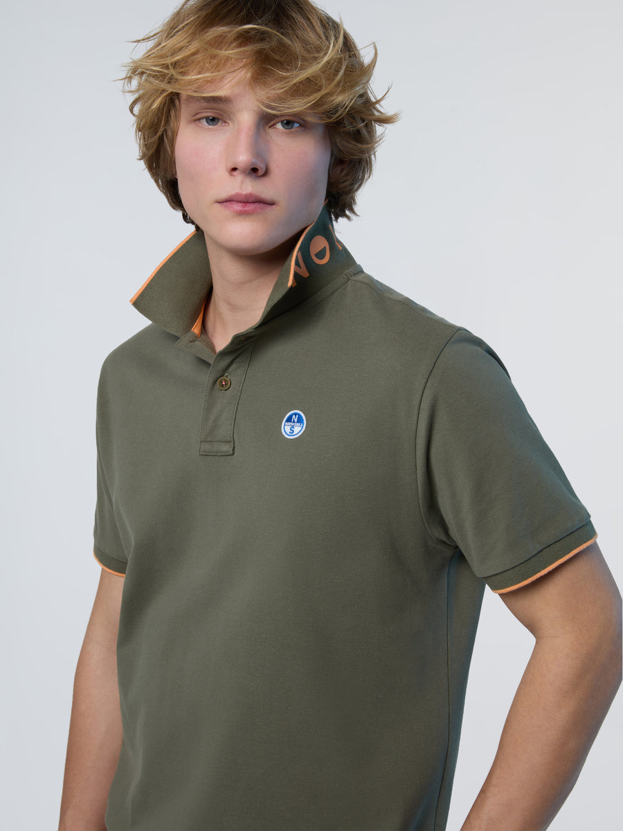 polo-short-sleeve-collar-wstriped-in-contrast-692452