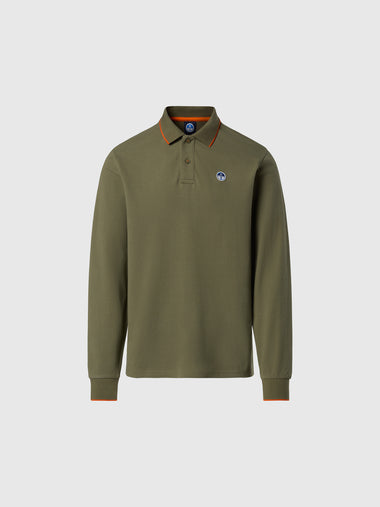 hover | Deep green | basic-polo-long-sleeve-692454