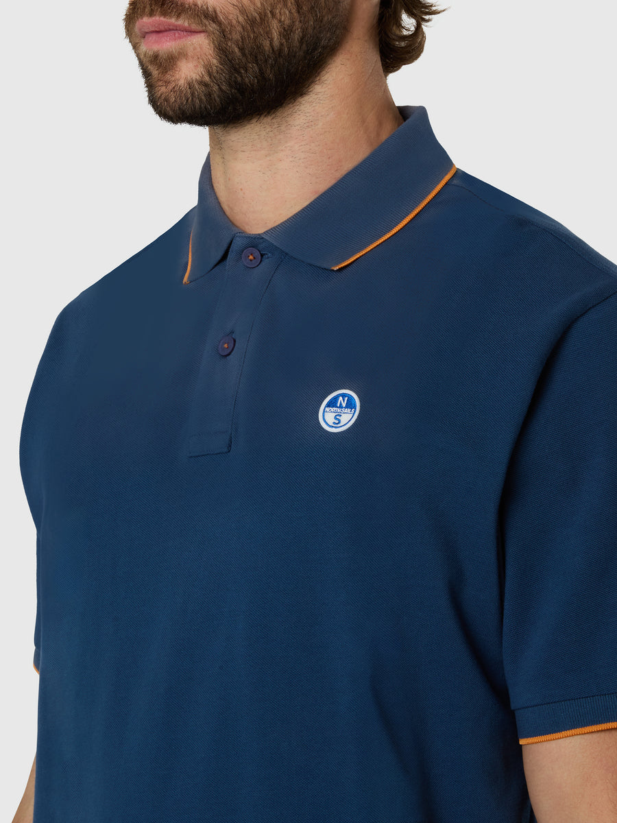 polo-short-sleeve-collar-wstriped-in-contrast-692464