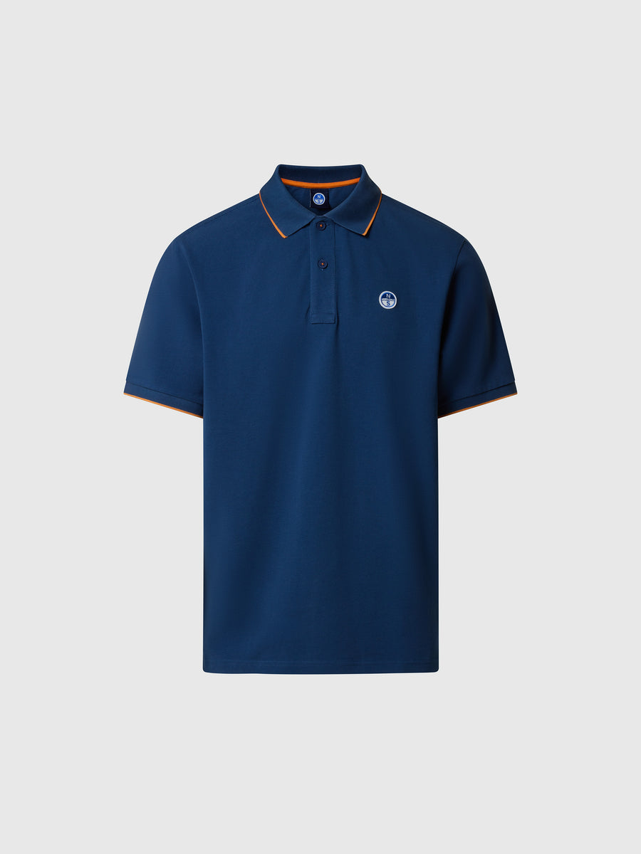 polo-short-sleeve-collar-wstriped-in-contrast-692464