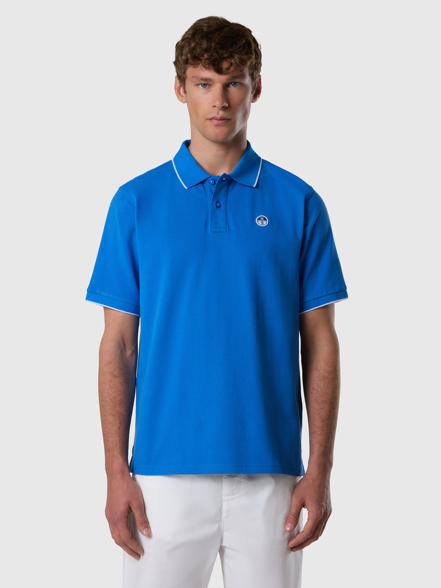 polo-short-sleeve-collar-wstriped-in-contrast-692464