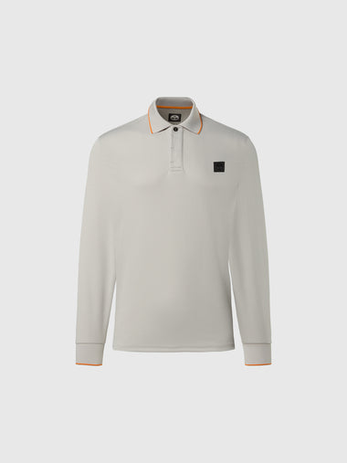 hover | Vapor grey | polo-long-sleeve-wlogo-692483