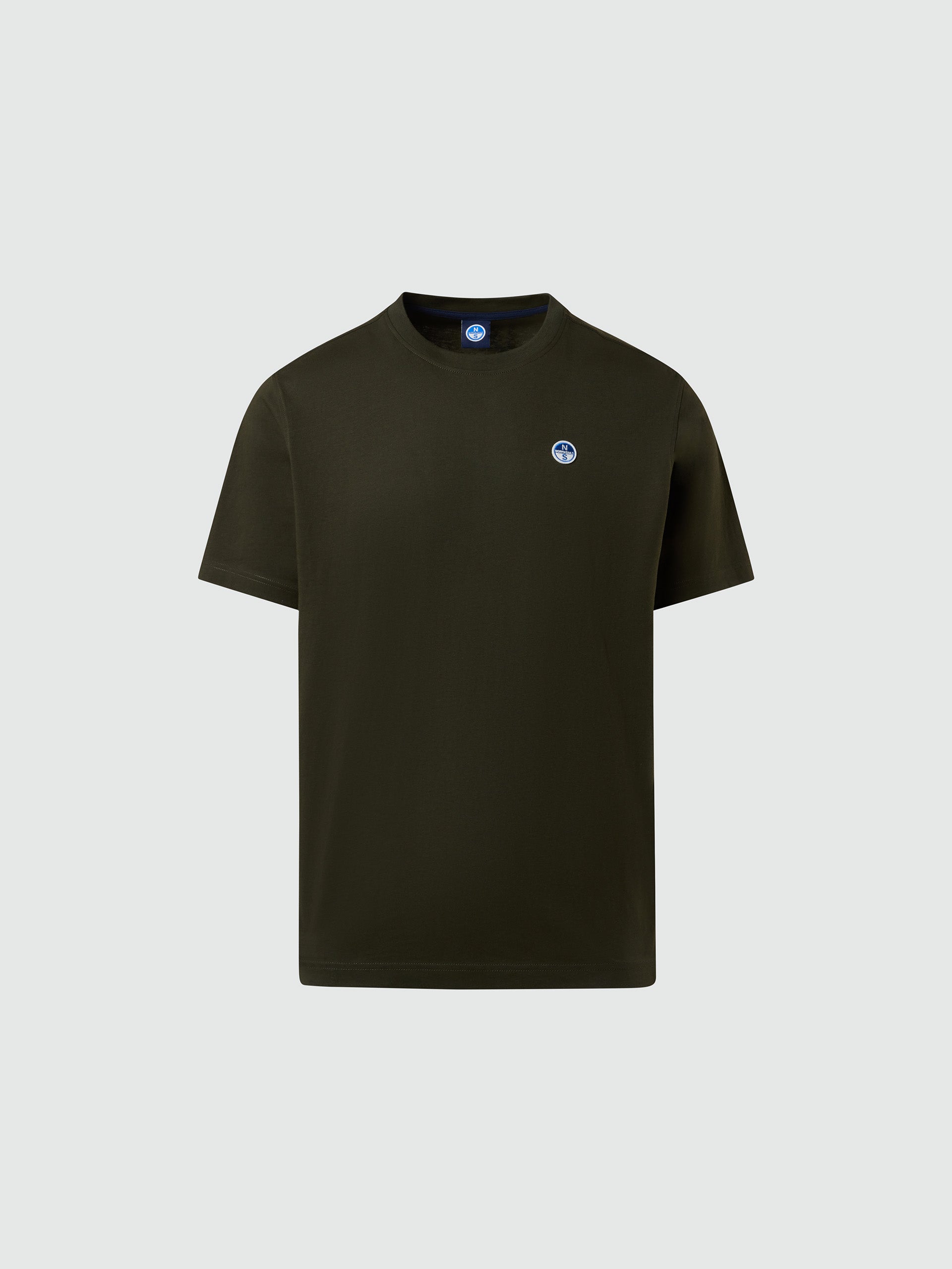 T-shirt with logo patch North Sails