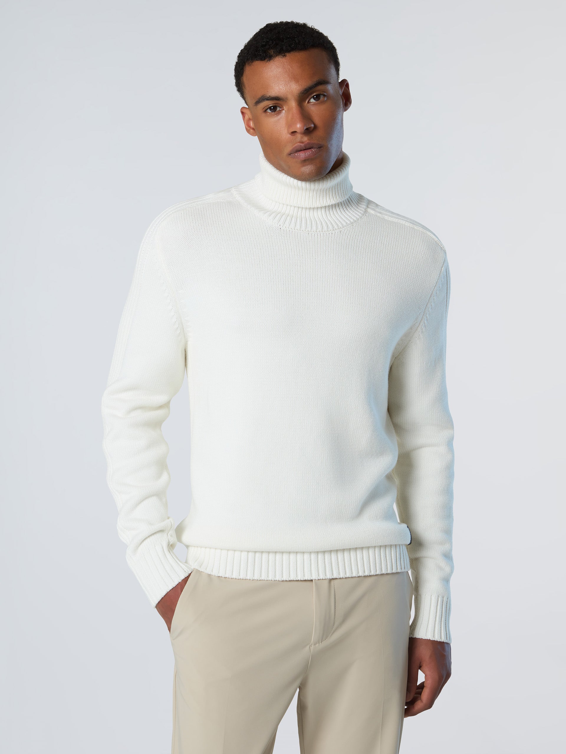 Turtle-neck sweater with ribbing | North Sails