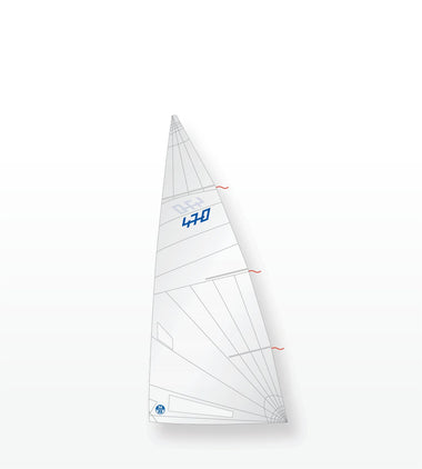 North Sails 470 N12-L9B- Mainsail|cover :: White