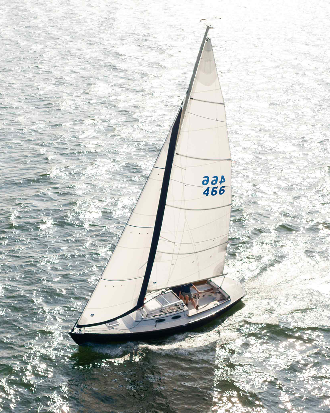 3 | NPC CROSS-CUT / White | North Sails Full Batten Cruising Mainsail NPC CROSS-CUT White