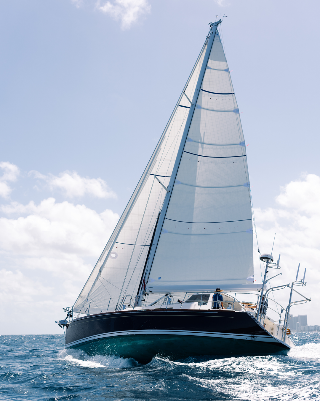 5 | 3Di OCEAN / White | North Sails Full Batten Cruising Mainsail 3Di OCEAN White