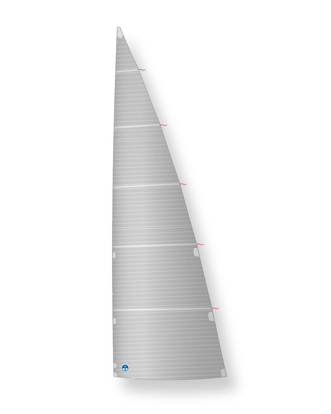 1 | 3Di ENDURANCE / White | North Sails Full Batten Cruising Mainsail 3Di ENDURANCE White