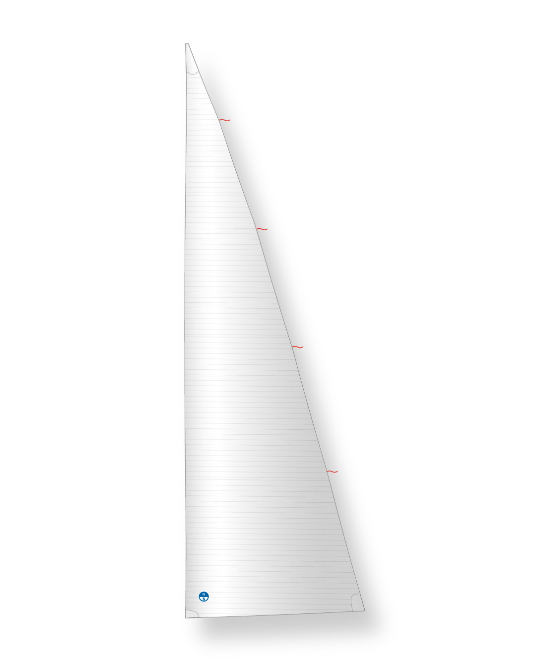 1 | 3Di SY / White | North Sails In Mast Roller Furling Mainsail 3Di SY White