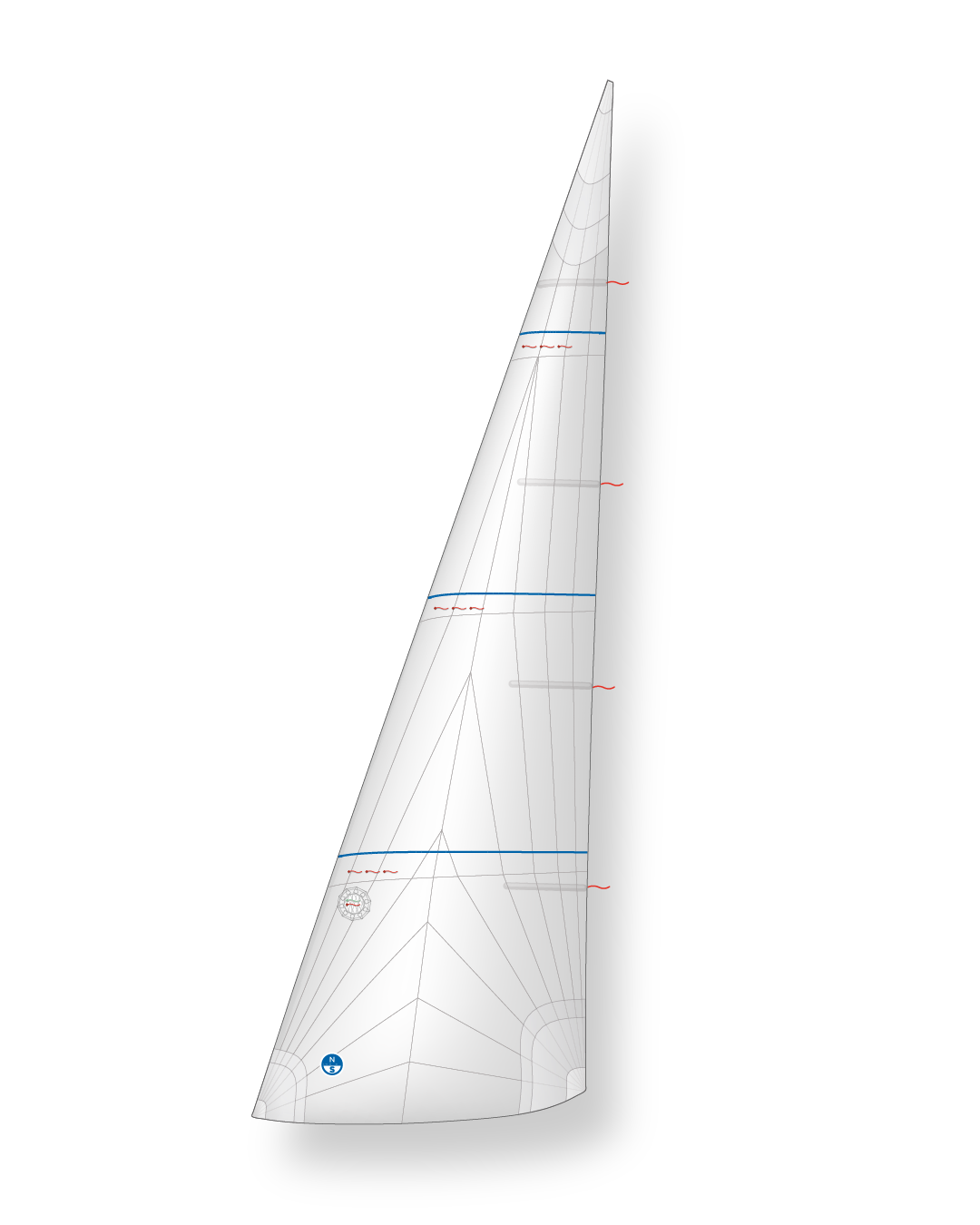 1 | NPC RADIAN / White | North Sails Racing Jib NPC RADIAN White