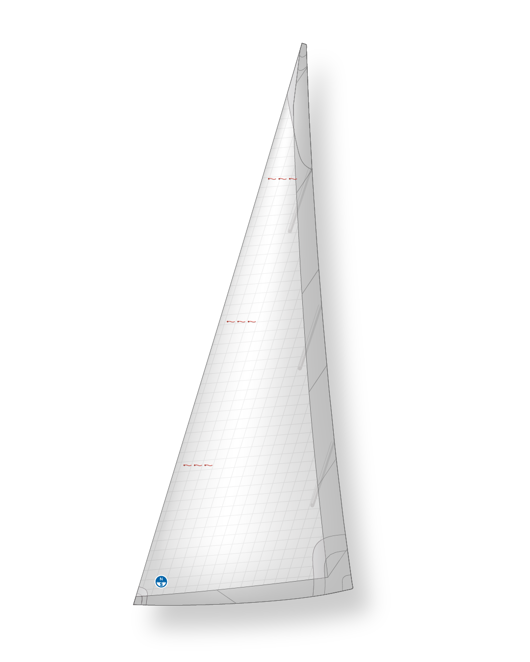 1 | 3Di OCEAN / White | North Sails Roller Furling Jib 3Di OCEAN