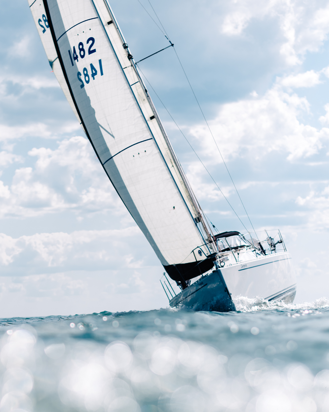 2 | 3Di OCEAN / White | North Sails Roller Furling Jib 3Di OCEAN White