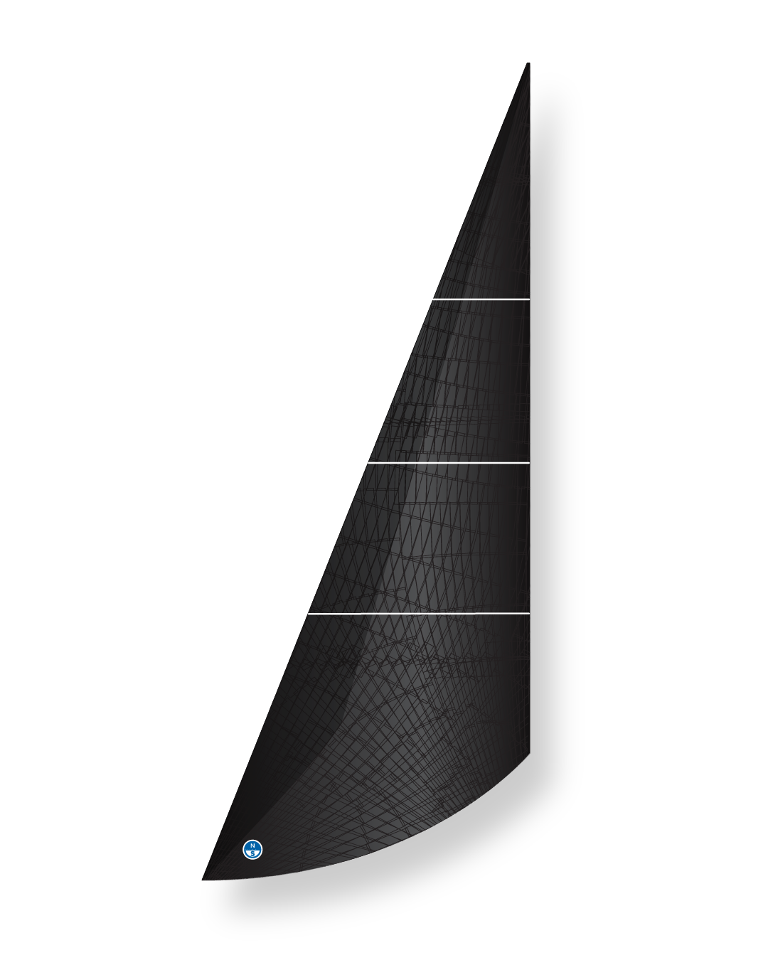 1 | 3Di RAW / Black | North Sails Helix J-Zero 3Di RAW Black