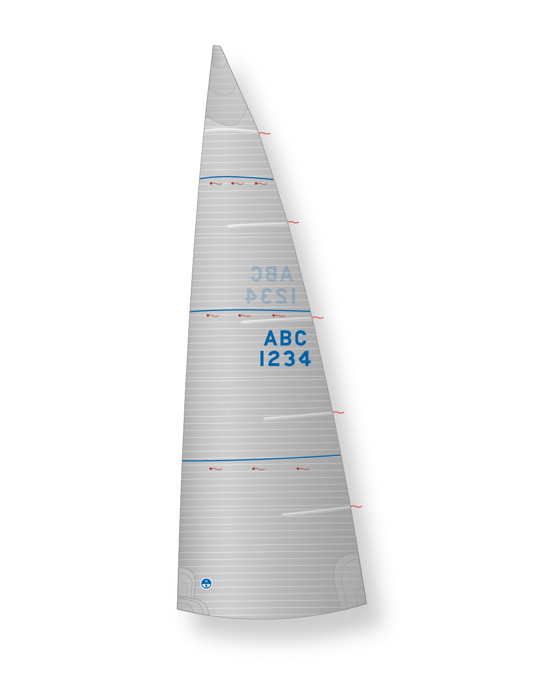1 | 3Di ENDURANCE / White | North Sails Racing Mainsail 3Di ENDURANCE White