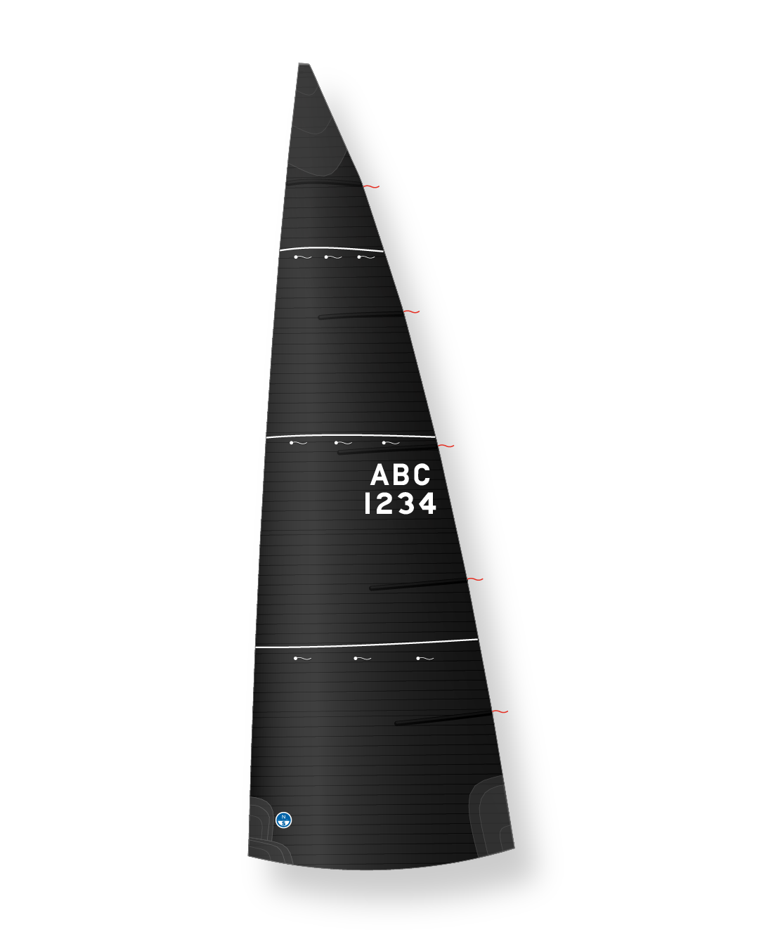 1 | 3Di ENDURANCE / Black | North Sails Racing Mainsail 3Di ENDURANCE Black