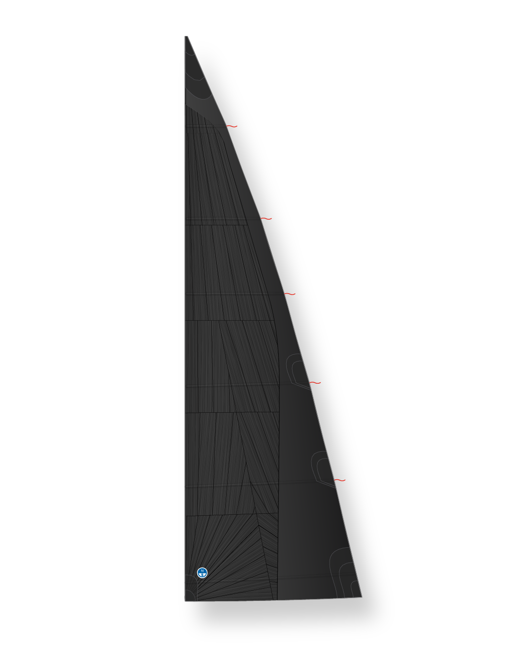 1 | NPL TOUR / Black | North Sails In-Boom Roller Furling Mainsail NPL TOUR Black