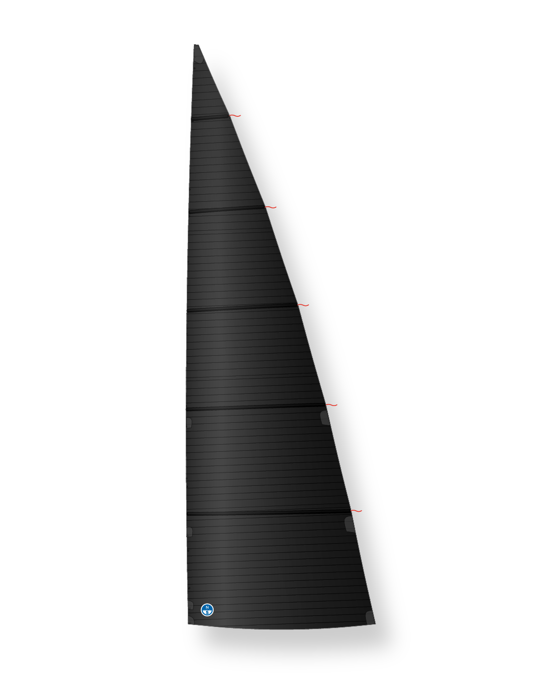 1 | Black | North Sails Full Batten Superyacht Mainsail