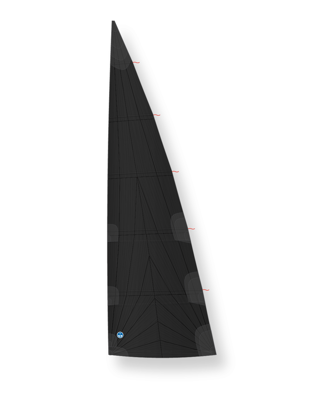 1 | NPL TOUR / Black | North Sails Full Batten Cruising Mainsail NPL TOUR Black