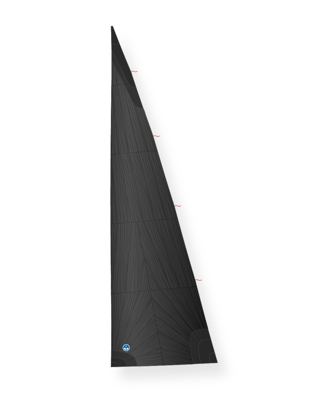 1 | NPL TOUR / Black | North Sails In-Mast Roller Furling Mainsail NPL TOUR Black