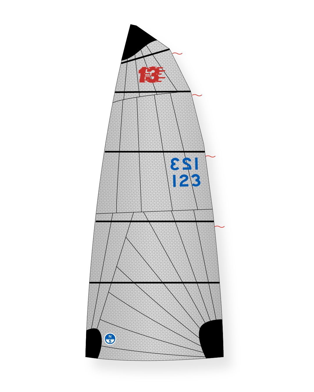 1 | Clear | North Sails 13 Foot Skiff Mainsail