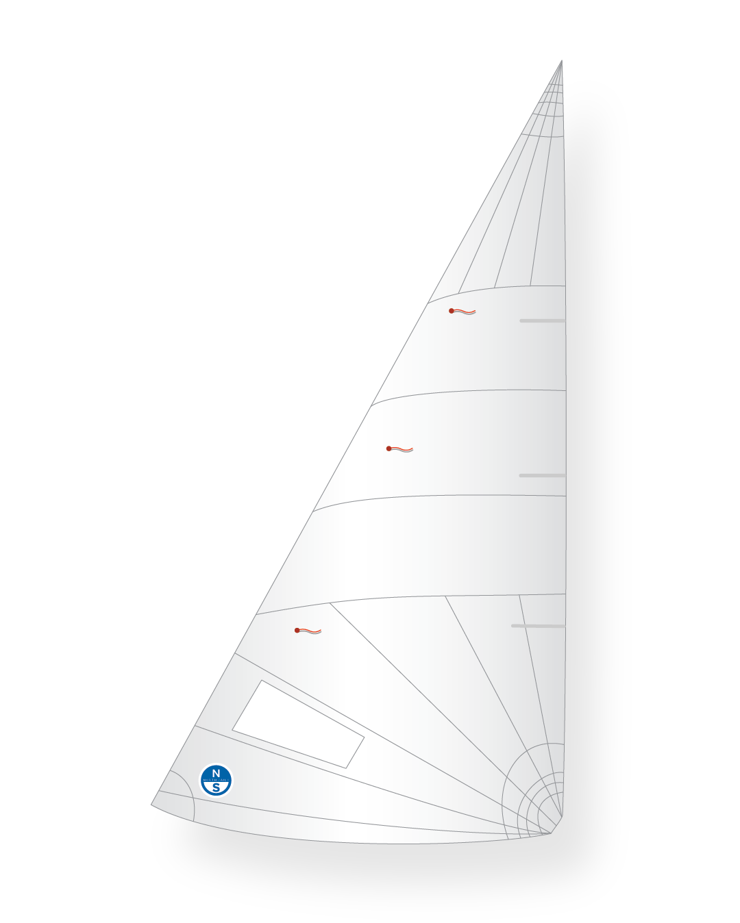 1 | White | North Sails 420 J-14 Jib