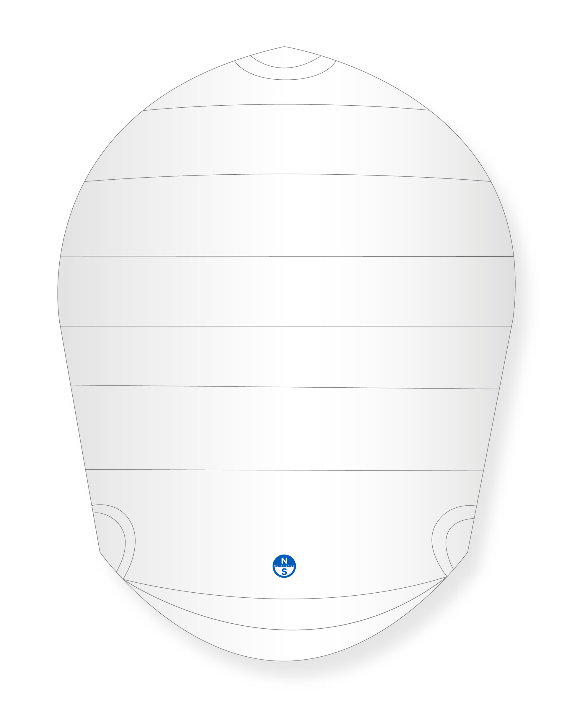 1 | White | North Sails 470 V7 Spinnaker