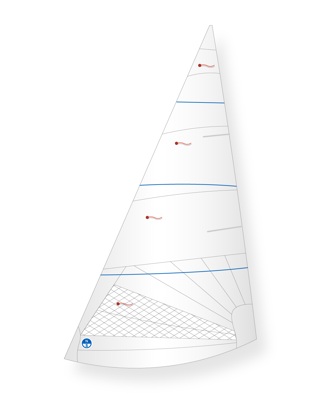 1 | White | North Sails 505 N-9 Jib