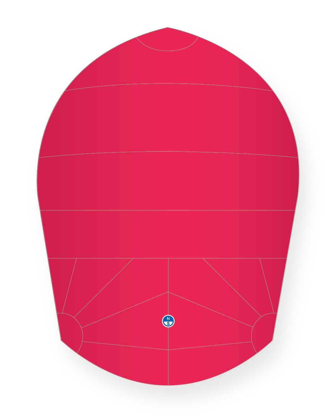 1 | Red | North Sails 505 XK-4 Spinnaker
