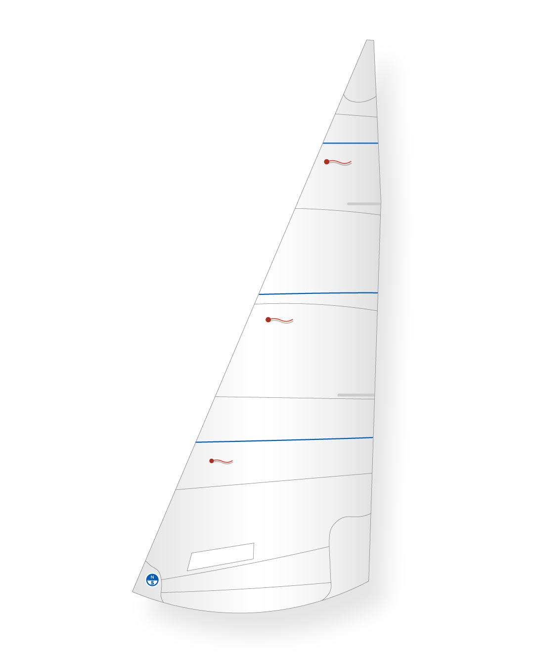 1 | White | North Sails 606 Jib
