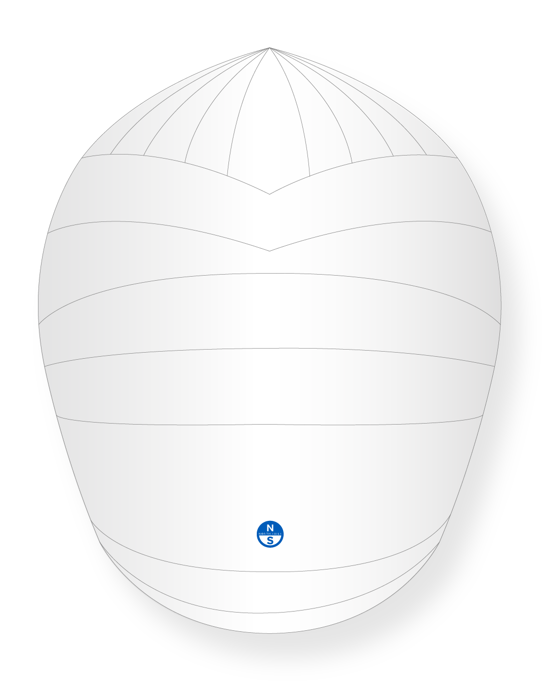 1 | White | North Sails 606 MV-4 Spinnaker