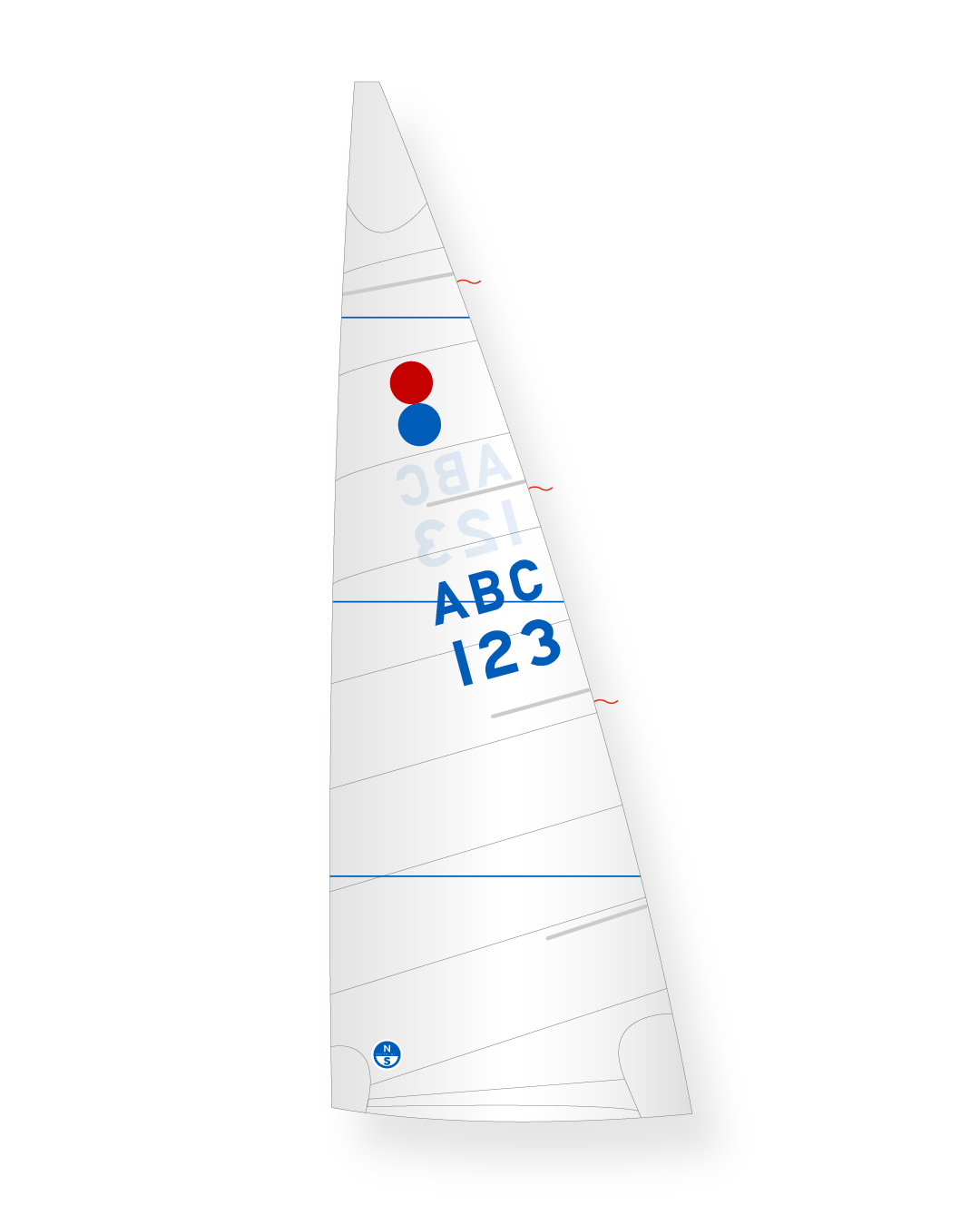1 | White | North Sails 806 Mainsail