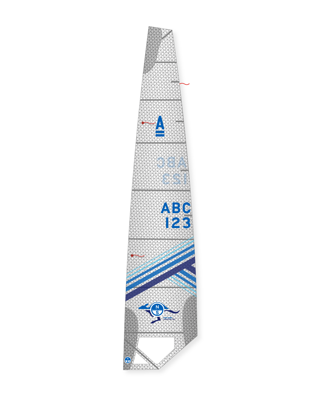 1 | Gray | North Sails A Class Classic Decksweeper 1F Mainsail