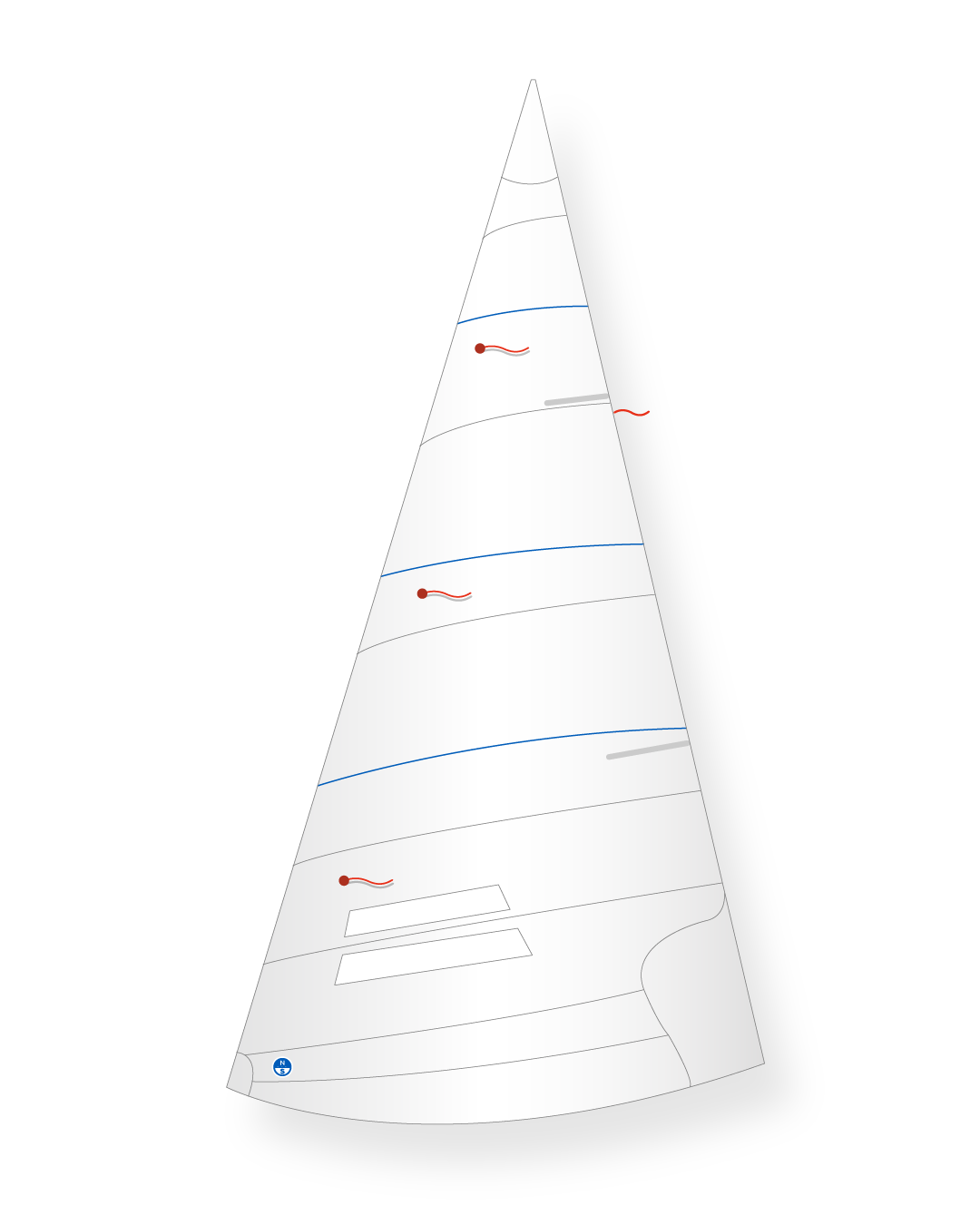 1 | White | North Sails Australian Sharpie Dacron Jib