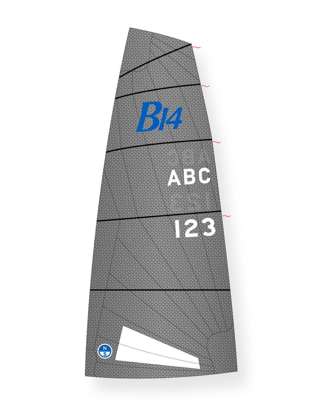 1 | Gray | North Sails B14 Mainsail