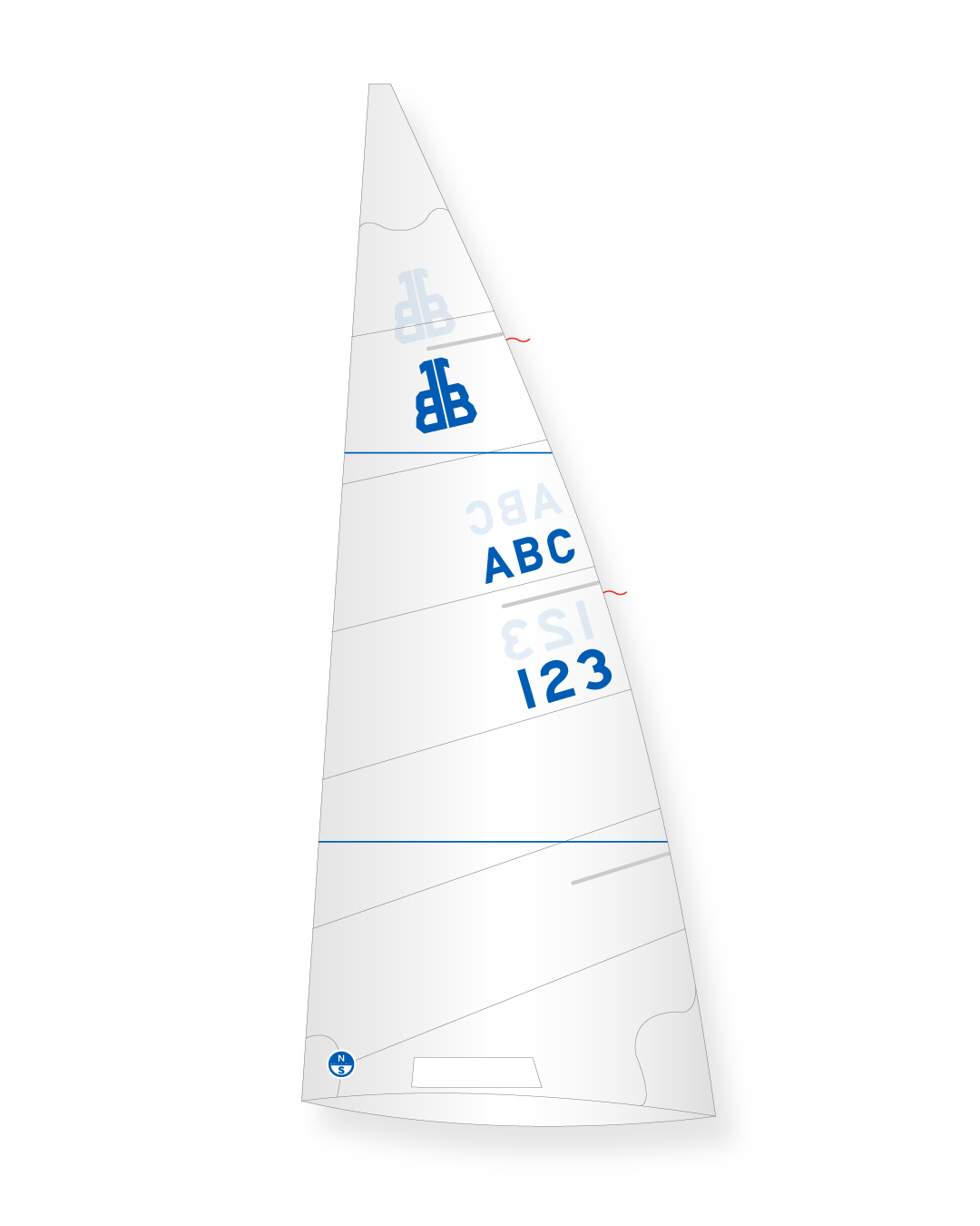1 | White | North Sails BB-11 Mainsail