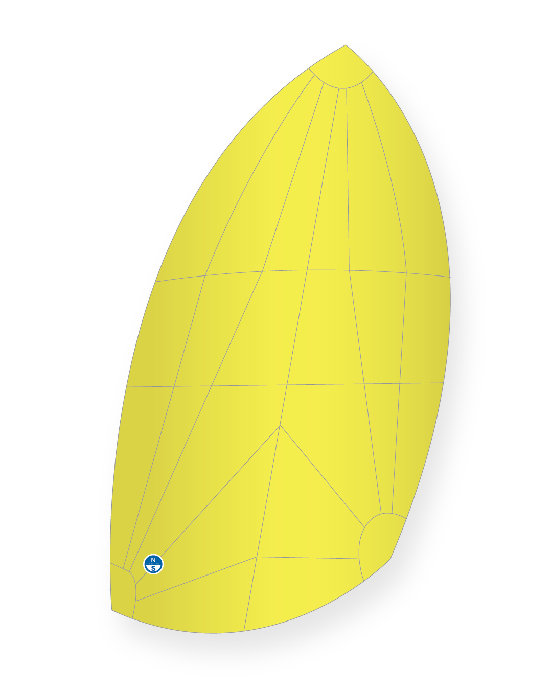 1 | Yellow | North Sails Beneteau First 18 SE Spinnaker