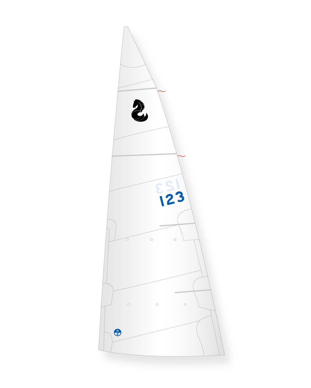 1 | White | North Sails Beneteau First 24 S Mainsail