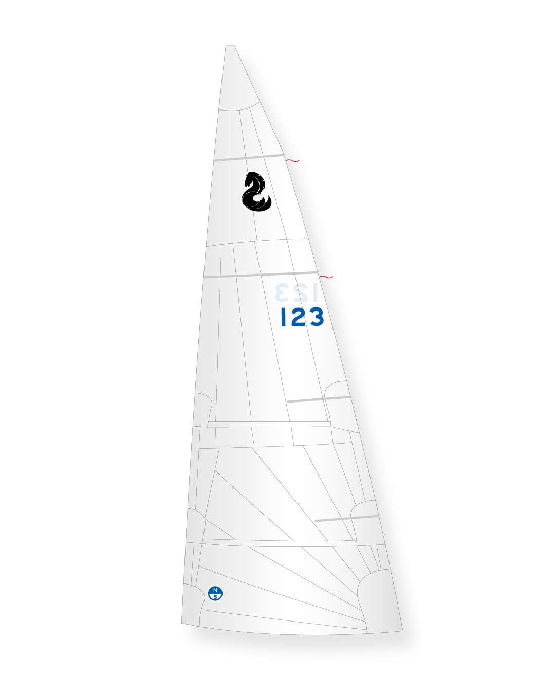 1 | Gray | North Sails Beneteau First 24 S Mainsail