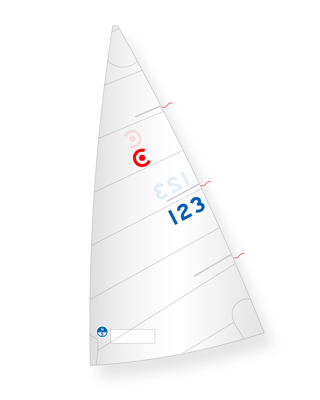 1 | White | North Sails Bullseye Mainsail