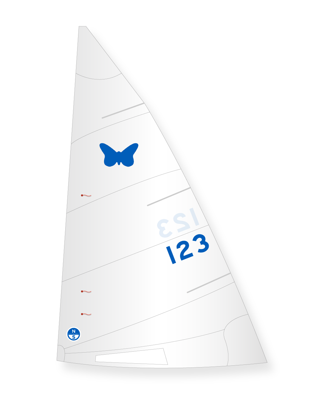 1 | White | North Sails Butterfly Mainsail