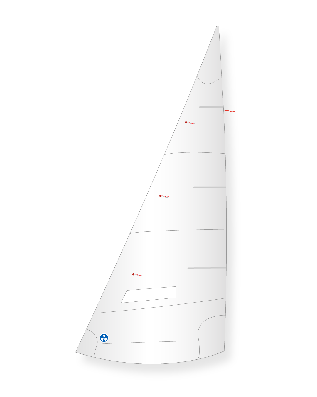 1 | White | North Sails C-55 Jib