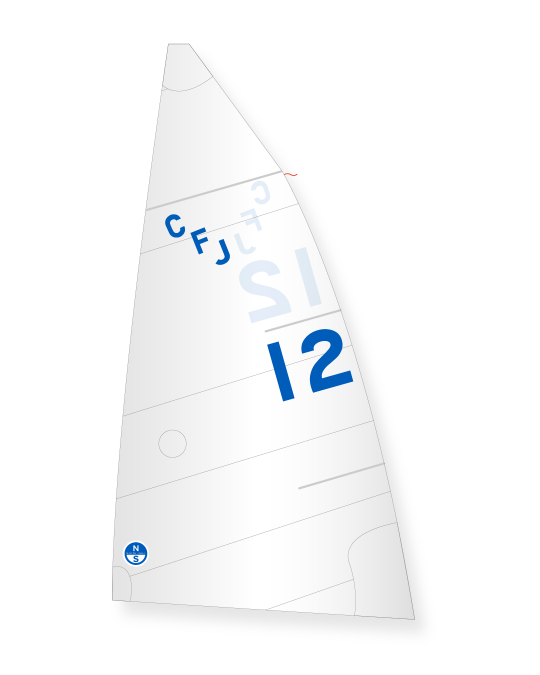 1 | White | North Sails CFJ PCISA/PCCSA Mainsail